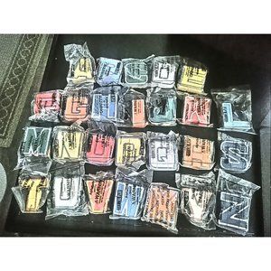 Alpha-Bots Transformer Type A-Z Alphabet 26 Letters Robot Set NEW Vintage